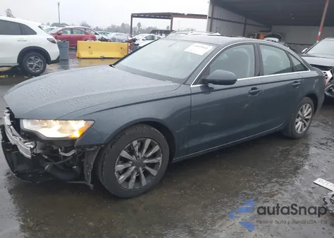 2014 Audi A6 2.0T Premium from USA, damaged, VIN WAUFFAFC9EN065713
